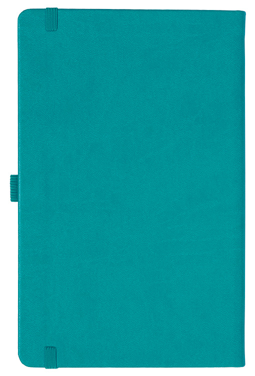 Notizbuch Style Medium im Format 13x21cm, Inhalt blanco, Einband Slinky in der Farbe Turquoise