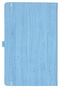 Notizbuch Style Medium im Format 13x21cm, Inhalt blanco, Einband Woody in der Farbe Sky