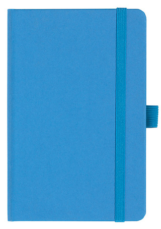 Notizbuch Style Small im Format 9x14cm, Inhalt liniert, Einband Fancy in der Farbe China Blue