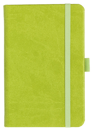 Notizbuch Style Small im Format 9x14cm, Inhalt liniert, Einband Slinky in der Farbe Lime