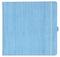 Notizbuch Style Square im Format 17,5x17,5cm, Inhalt blanco, Einband Woody in der Farbe Sky