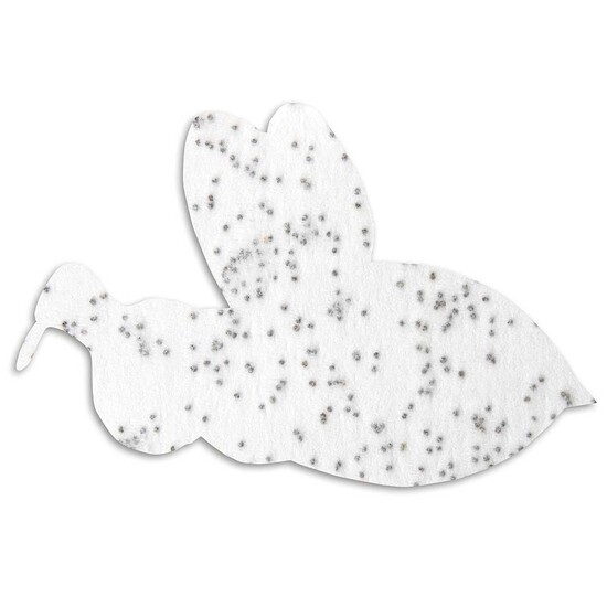 Samenpapier in Klappkärtchen - Bienchen