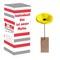 Handgefertigte Glasblume - gelb