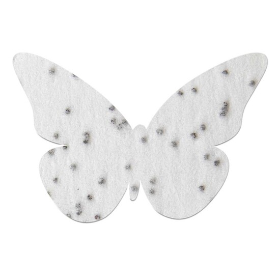 Samenpapier in Klappkärtchen - Schmetterling