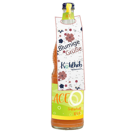 On-Pack Samenpapier - Mohnblume, Druck 4/0-c
