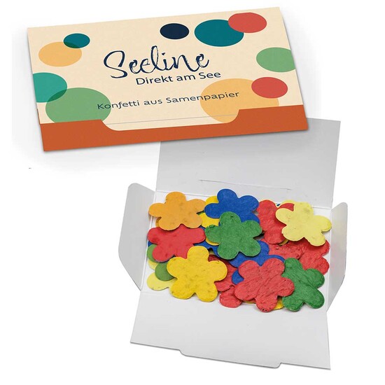 Samenpapier-Konfetti - Blume