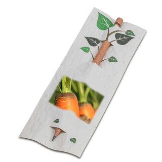 Bleistift im Samenpapieretui - Karotte, Druck 4/0-c
