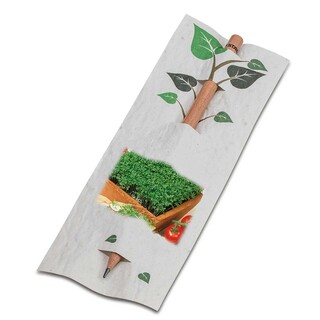 Bleistift im Samenpapieretui - Kresse, Druck 4/4c, Lasergravur