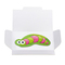 Samenpapier lustige Tierchen - Raupe Wanda