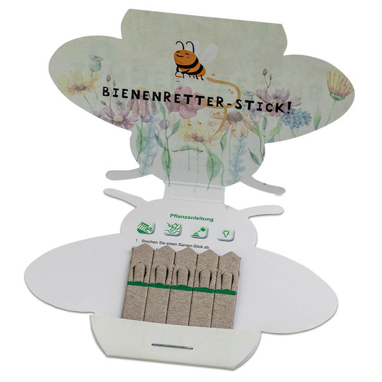 Samen-Stick - Biene - Wildblumenmischung