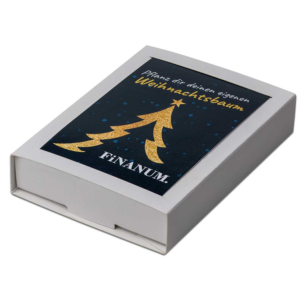 Weihnachtsbaum aus der Box - mit Digitaldruck