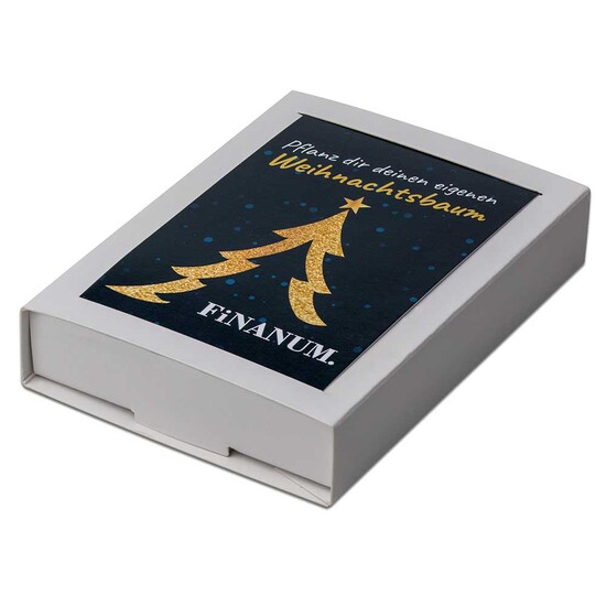 Weihnachtsbaum aus der Box - mit Digitaldruck