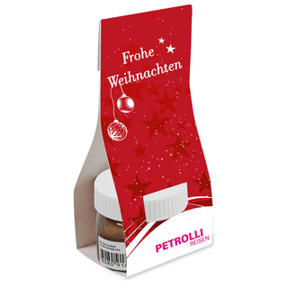 Nutella in Überreichverpackung - Weihnachten - mit Digitaldruck