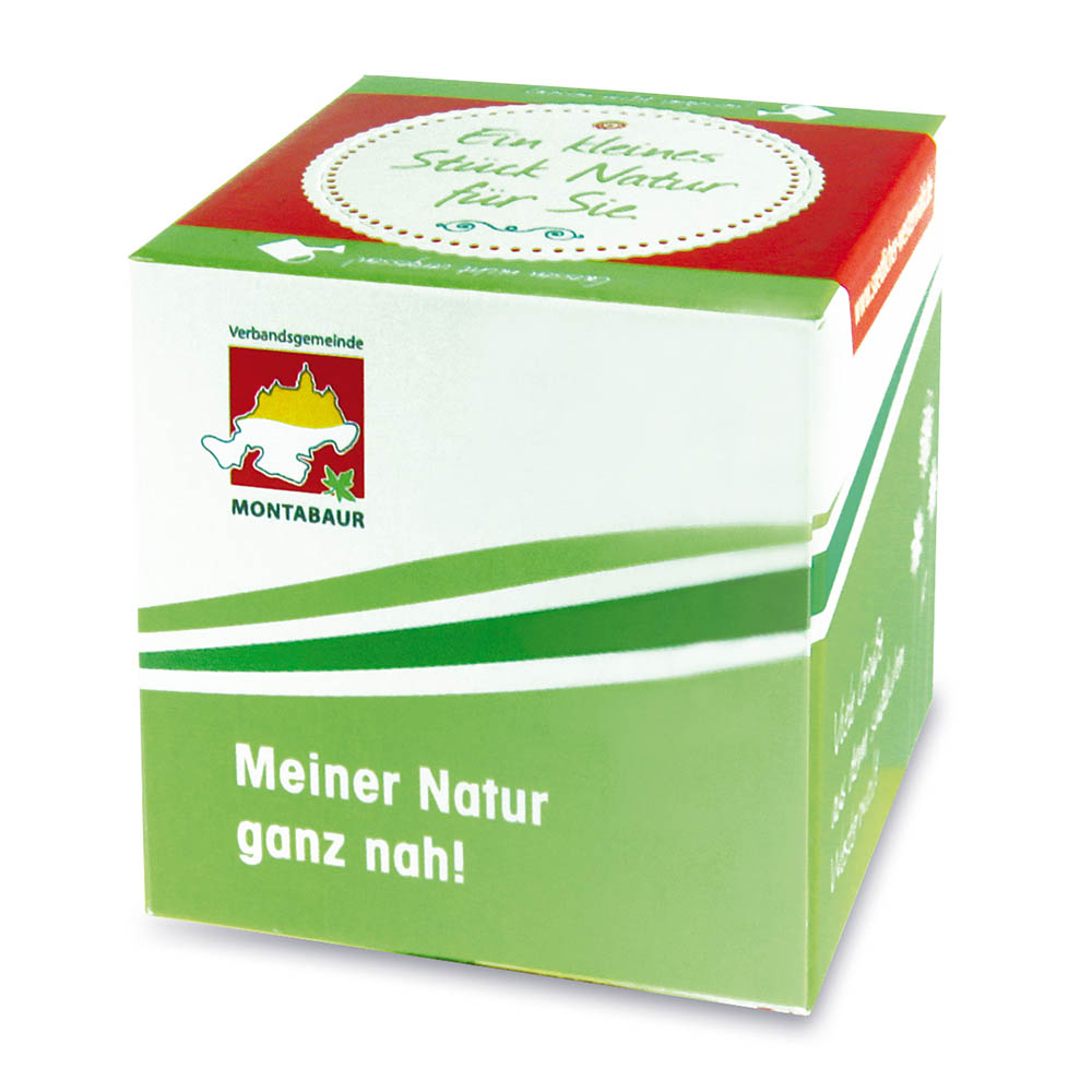 Pflanz-Würfel 2.0 mit Samen - Kräutermischung