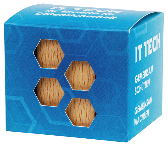 Pflanz-Holz Hexagon