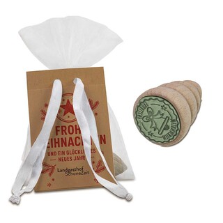 Holz & Herz Festtagsstempel - Druck individuell 4/4-c