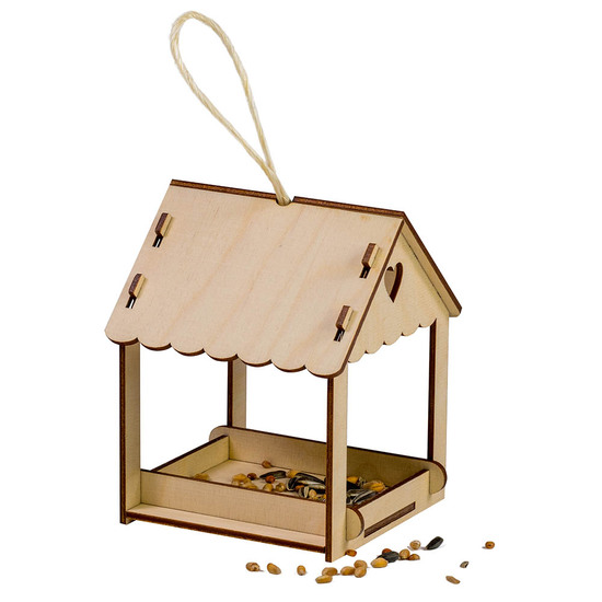 Vogelhäuschen - Weihnachten - ohne Lasergravur