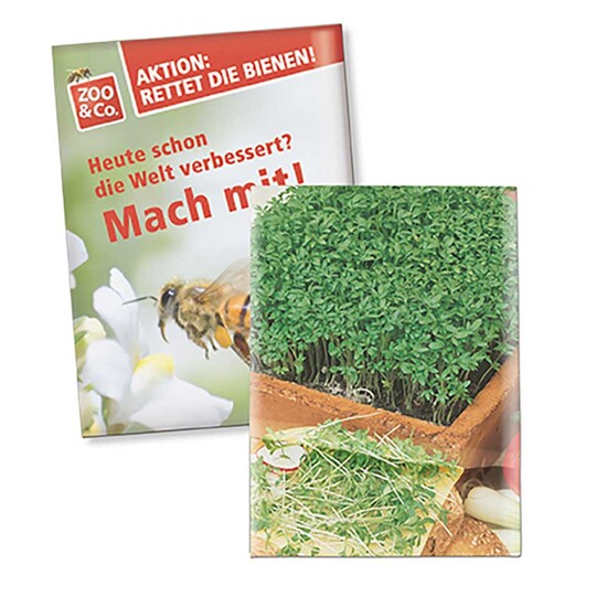 Samentütchen Klein - Recyclingpapier - Gartenkresse