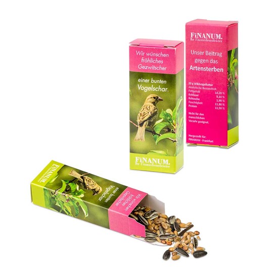 Vogelfutter-Box - mit Digitaldruck