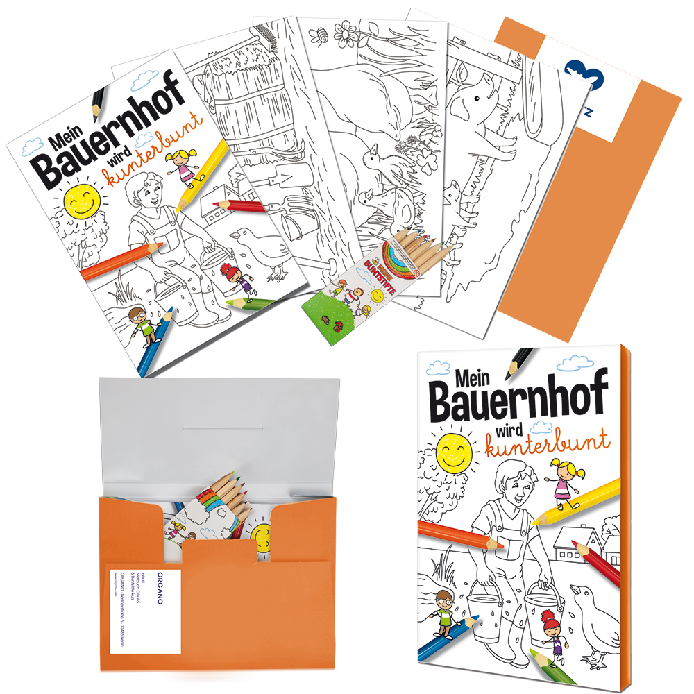 Malset A6 – Standard - Bauernhof - Tampondruck 1-c