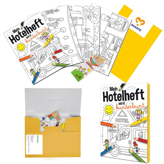 Malset A6 – Standard - Hotel - Tampondruck 2-c