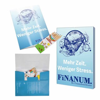Malbuch / Mal-Set A6 - Bauernhof - Malset mit individuellen Vorder- und Rückseiten