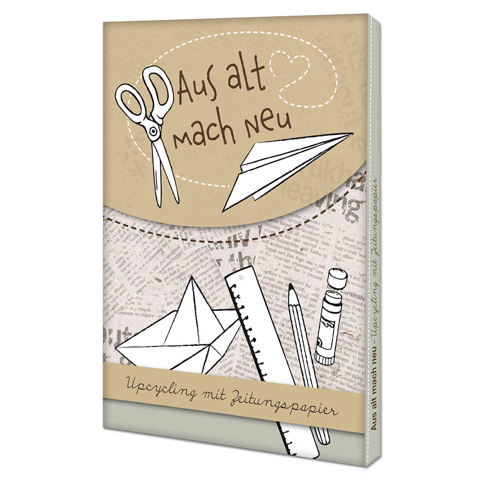 Upcycling-Set – Standard - Zeitungspapier - ohne Druck