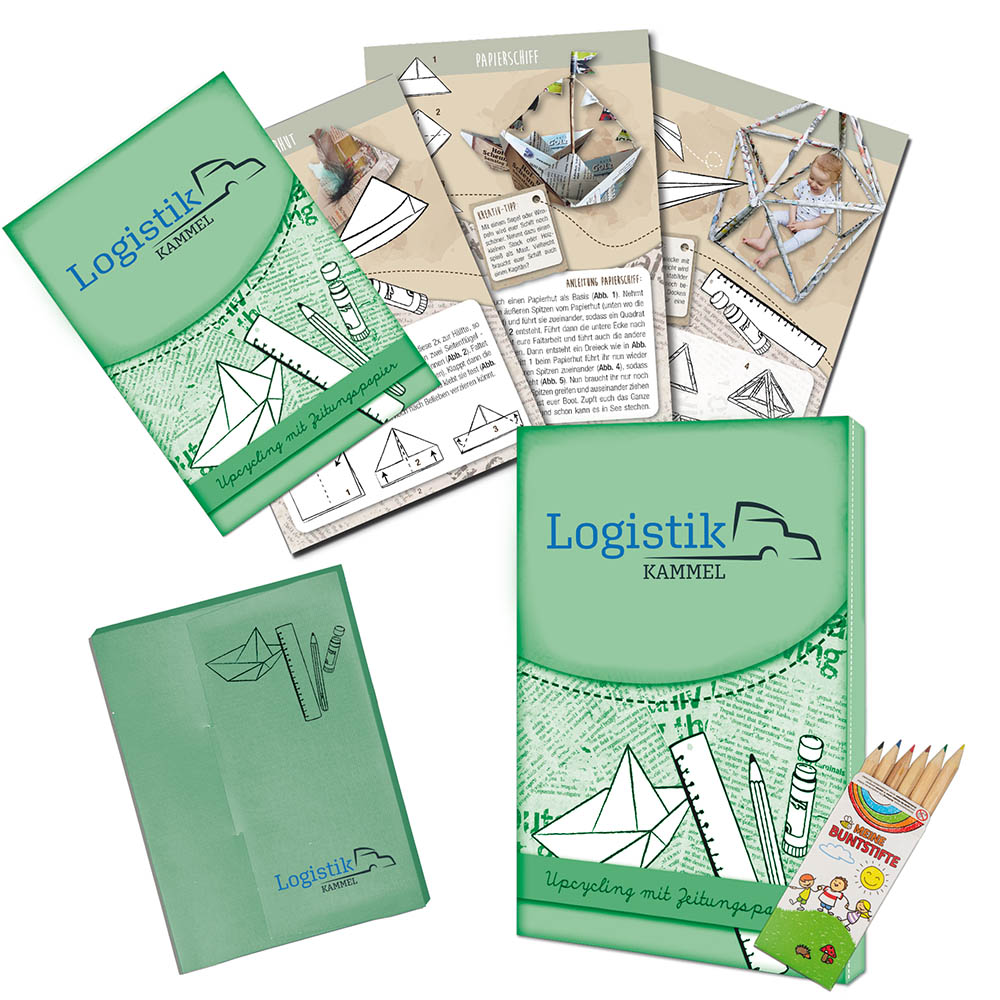 Upcycling-Set – Individuell - Zeitungspapier