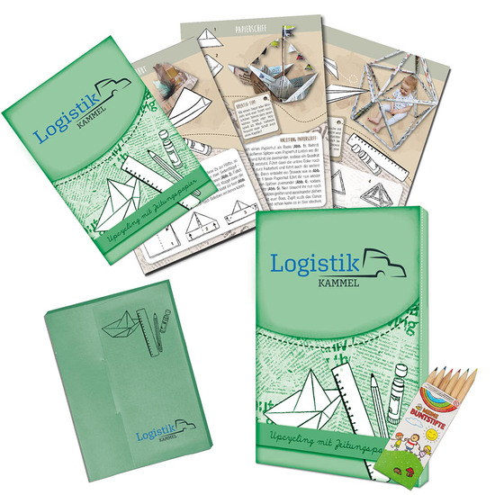 Upcycling-Set – Individuell - Zeitungspapier