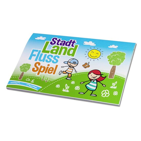 Stadt-Land-Fluss - Set mit 2-c Logoeindruck