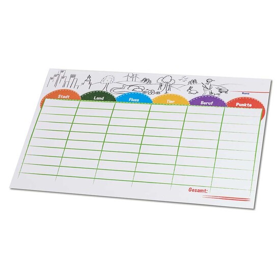 Stadt-Land-Fluss - Set - individuell - Digitaldruck 4/0-c