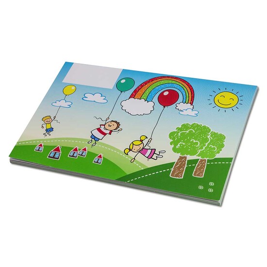 4 Treffer - Block mit 2-c Logoeindruck