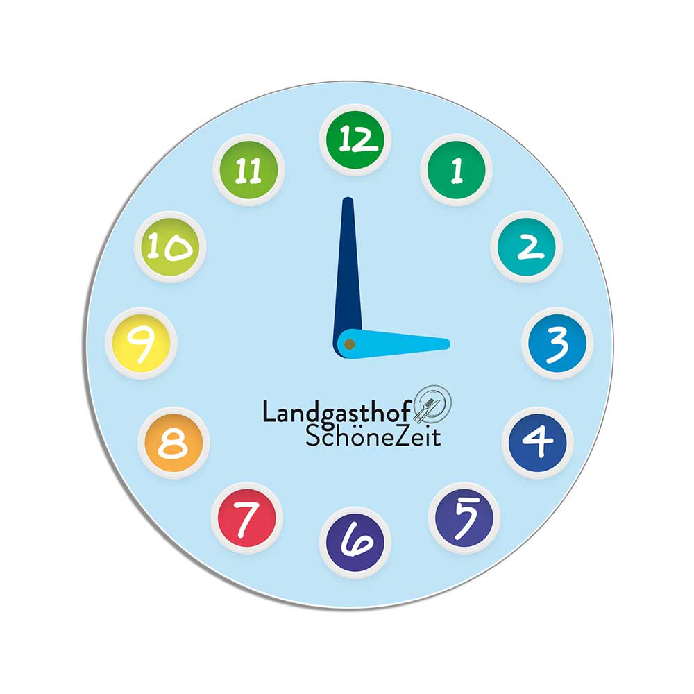 Kinderuhr - individuell - Digitaldruck 4/0-c
