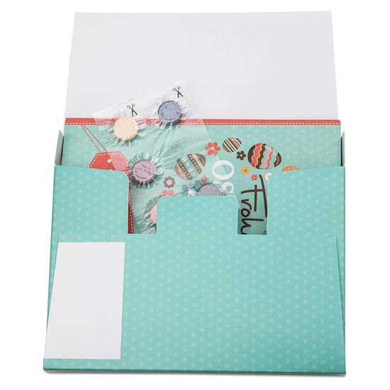 Rezeptbuch-Set "Ostern" - Eierfarben-Set mit 2-c Logoeindruck