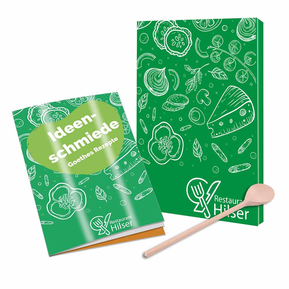 Rezeptbuch-Set "Auf Goethes Spuren" - Set - individuell - Digitaldruck 4/0-c