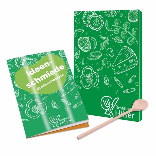 Rezeptbuch-Set "Auf Goethes Spuren" - Set - individuell - Digitaldruck 4/0-c