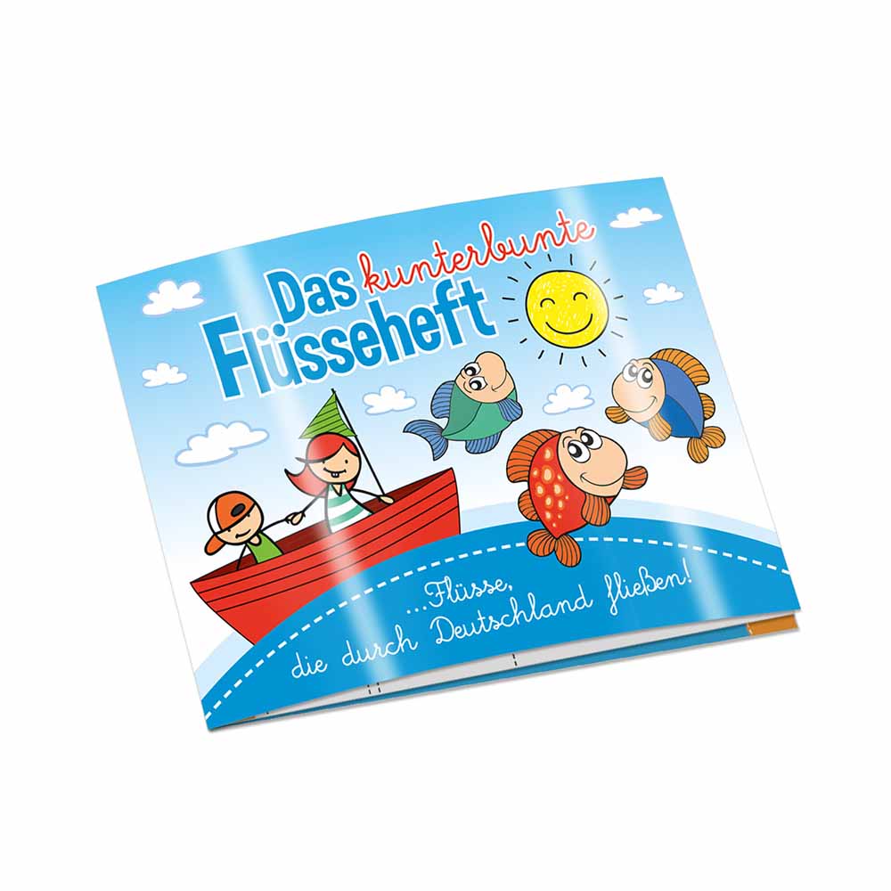 Wissen-Set „Das Flüsseheft“ - Set - mit 1-c Logoeindruck