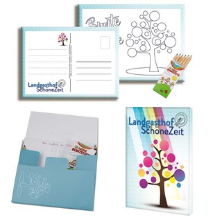 Postkarten-Set - individuell - Digitaldruck 4/0-c