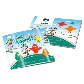 Wissen-Set „Das Vogelheft“ - Heft - mit 1-c Logoeindruck