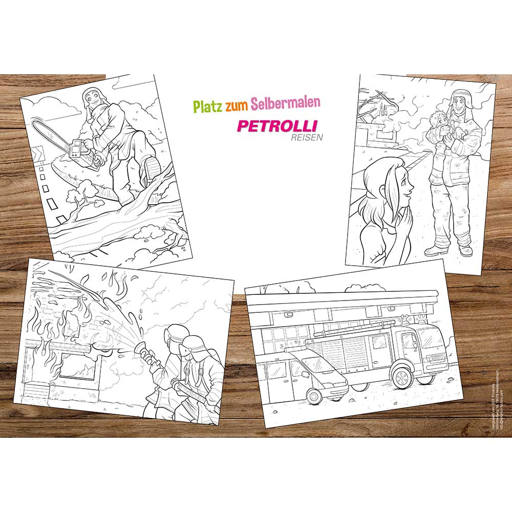 Ausmalbögen-Set - mit Digitaldruck