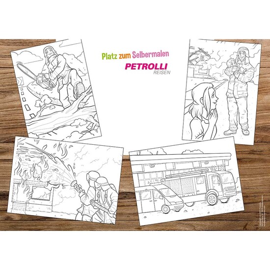 Ausmalbögen-Set - mit Digitaldruck