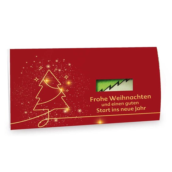 Steckfiguren-Karte Filz - Standardmotiv - Weihnachtsmann