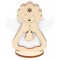 Steckfiguren-Karte Filz Premium - Engel Premium 4/4-c