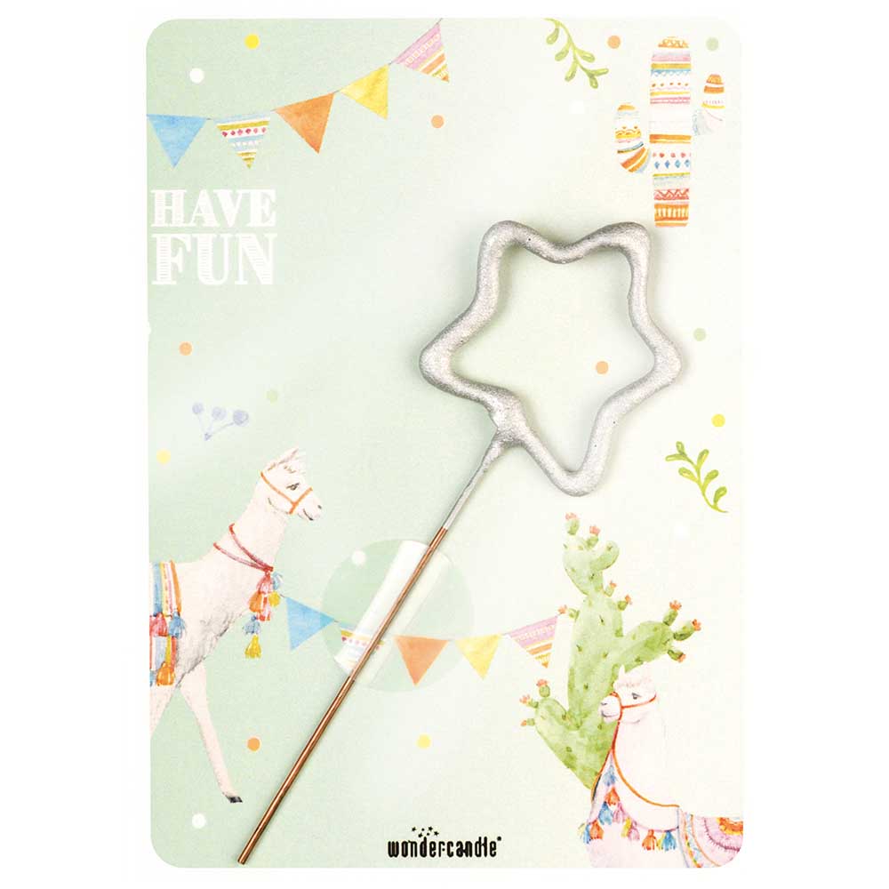 Wondercandle Mini mit Wondercard - Baum, gold