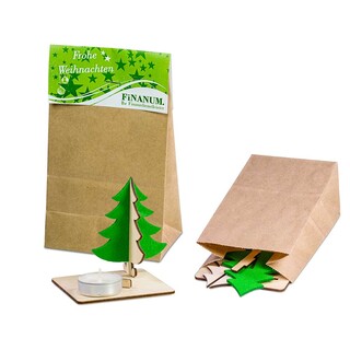 Kerzenständer Tannenbaum - mit Lasergravur