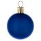 Traditionelle Glaskugel - matt-blau #834