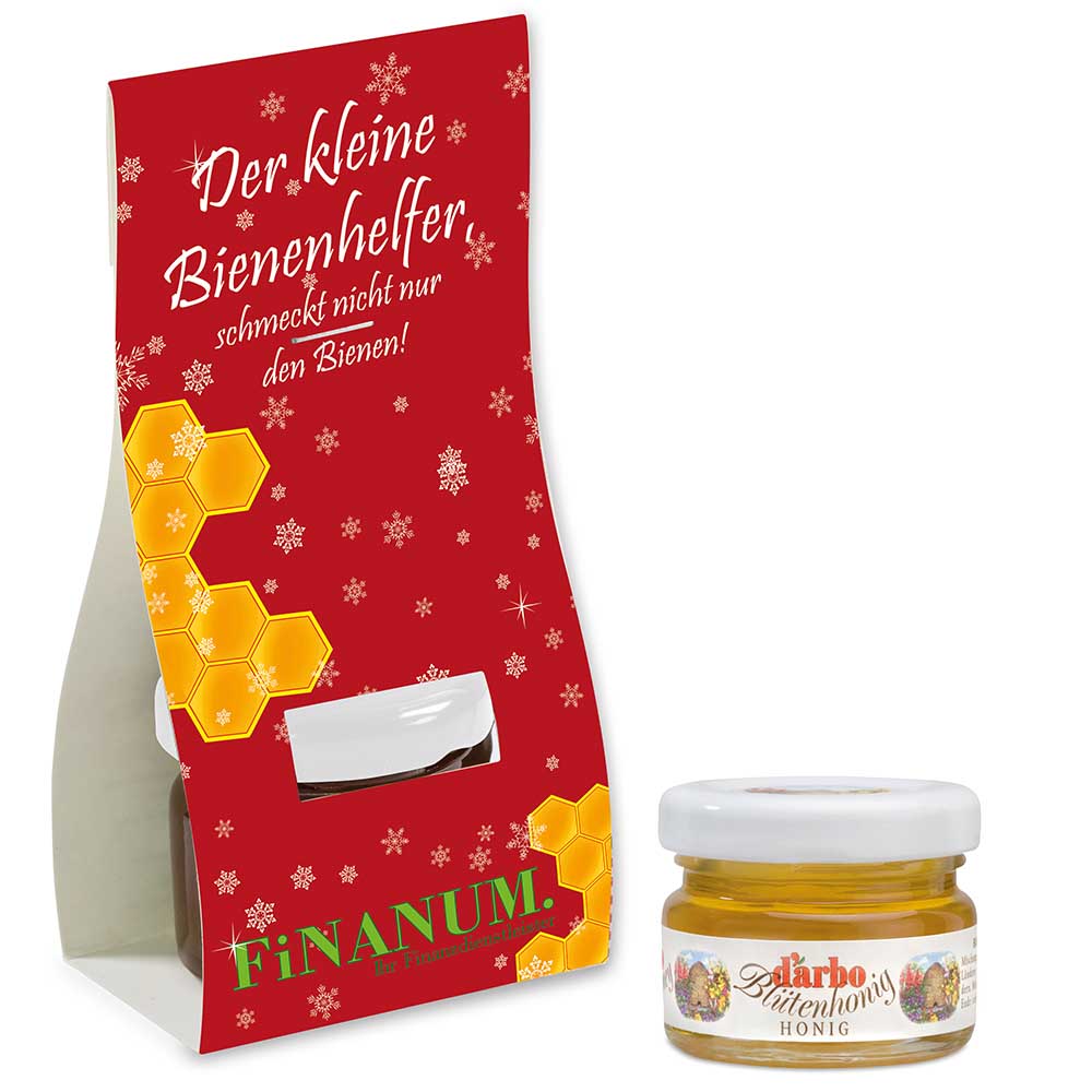 Honig in Überreichverpackung - mit Digitaldruck