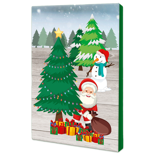 Backförmchen mit Rezeptblock Tannenbaum - Engel - in weihnachtlicher Mappe (mit 2c-Logoeindruck)
