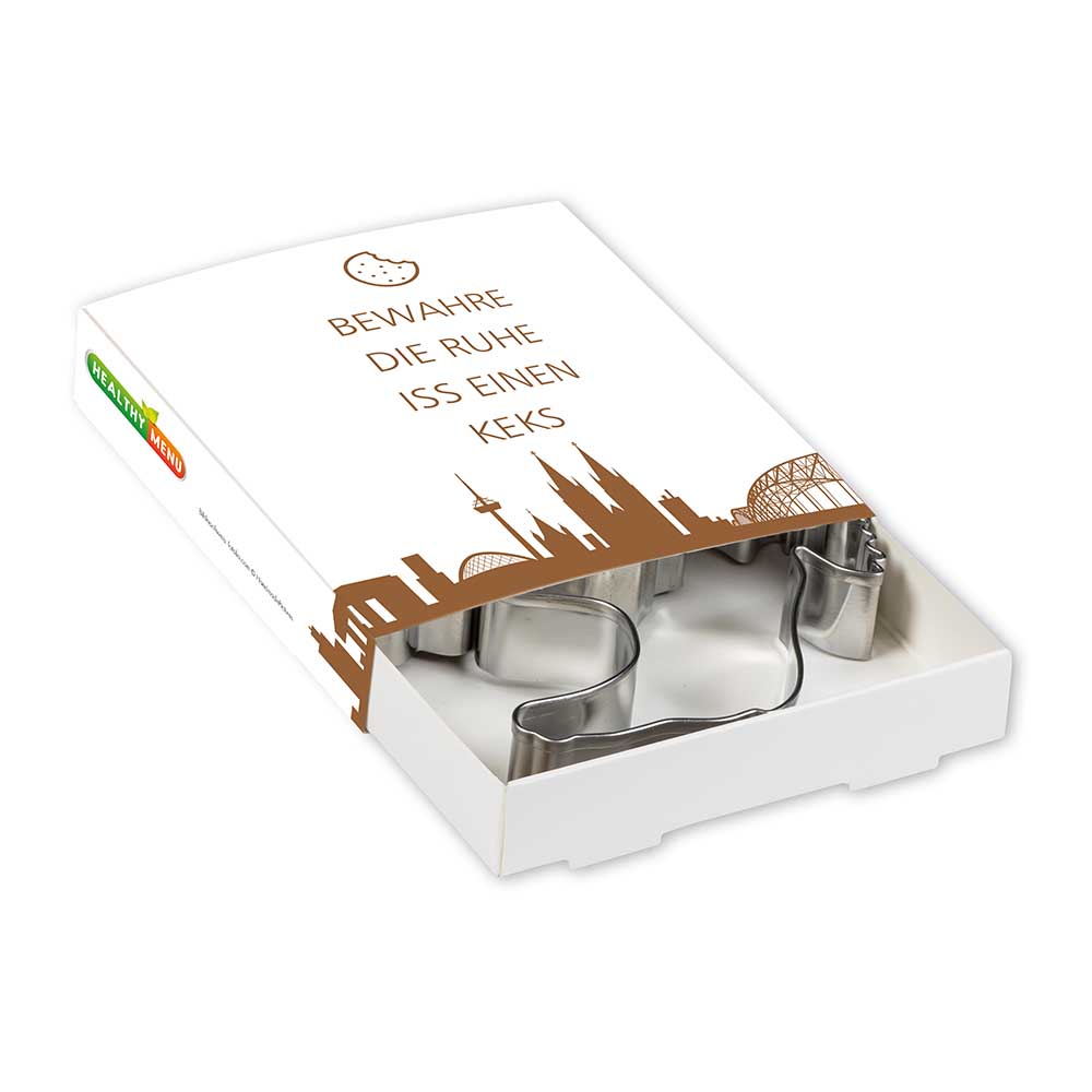 Backförmchen Premium-Box - Xmas - Elch + Hufeisen