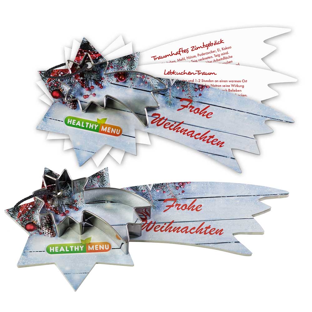 Backförmchen mit Rezeptblock Komet - Komet